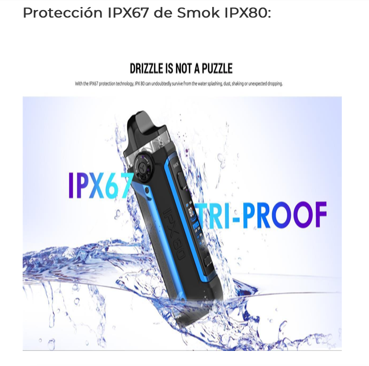PROMOTION!!! IPX80 Kit Smok 3000mah 80W - Item5