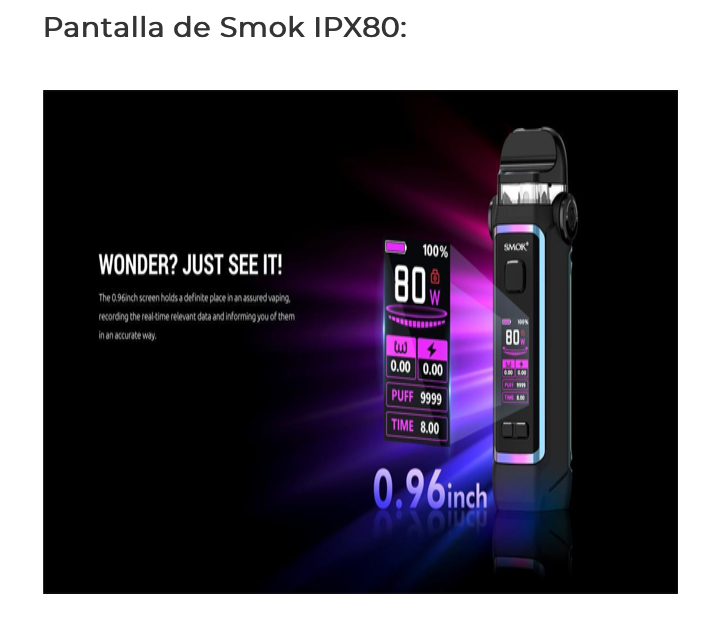 PROMOTION!!! IPX80 Kit Smok 3000mah 80W - Item10