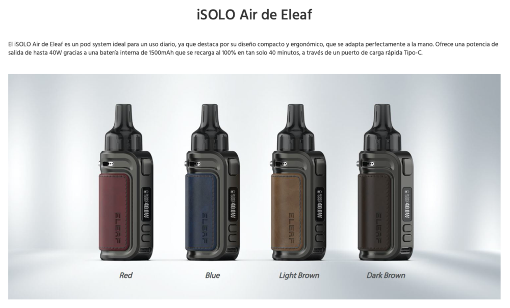 OUTLET!!! ISolo Air 1500mah Eleaf 40W - Item2