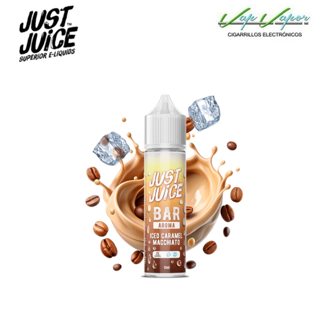 AROMA Caramel Macchiato 12ml Longfill (en botella de 60ml) Just Juice Bar