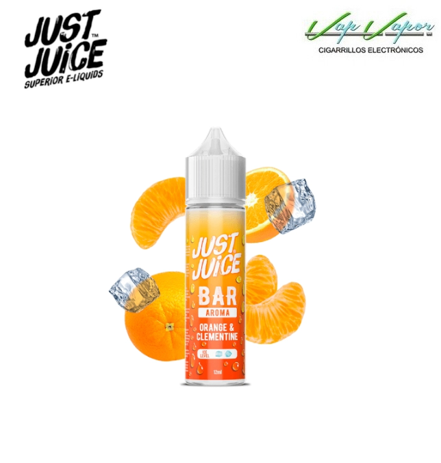 AROMA Orange Clementine (Naranja, Clementina) 12ml Longfill (en botella de 60ml) Just Juice Bar