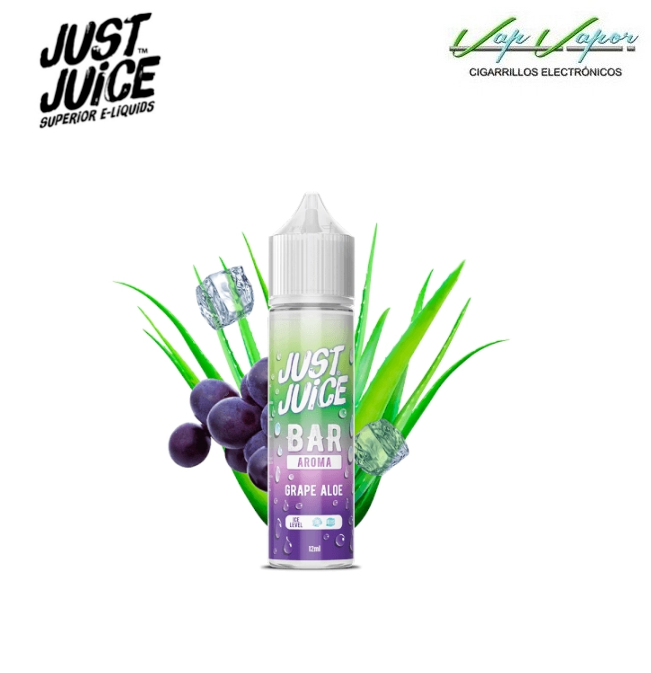AROMA Grape Aloe (Uva) 12ml Longfill (en botella de 60ml) Just Juice Bar