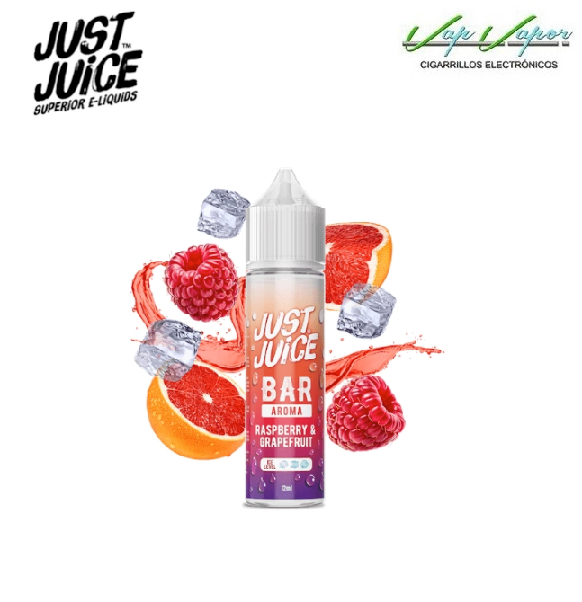 AROMA Raspberry Grapefruit 12ml Longfill (en botella de 60ml) Just Juice Bar