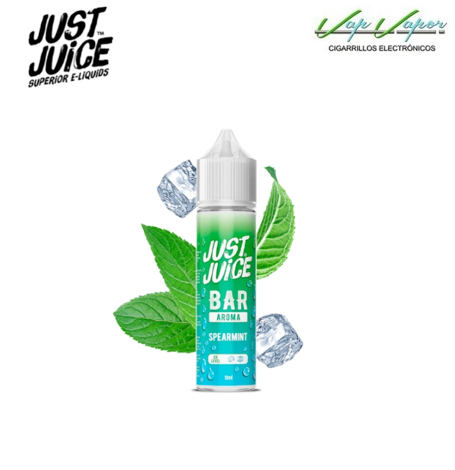 AROMA Spearmint (Hierba Buena) 12ml Longfill (en botella de 60ml) Just Juice Bar