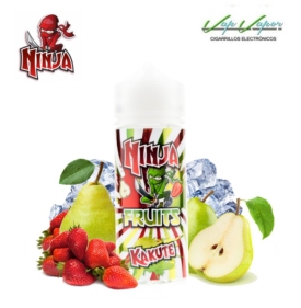 Kakute Ninja Fruits 100ml(0mg) Pear, Strawberry, Freshness