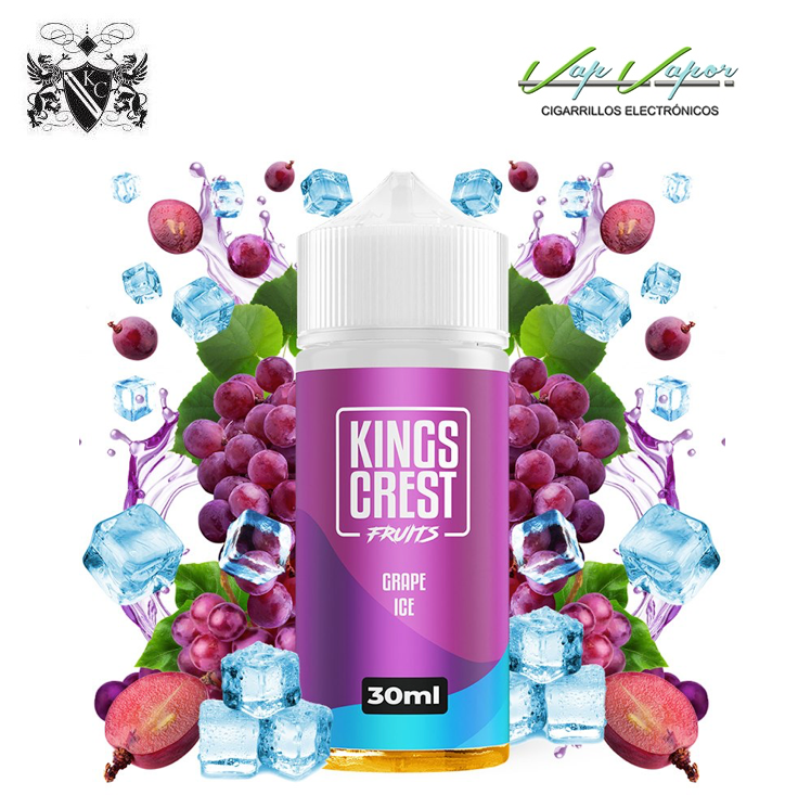AROMA Grape ICE 30ml Longfill (en botella de 120ml) Kings Crest