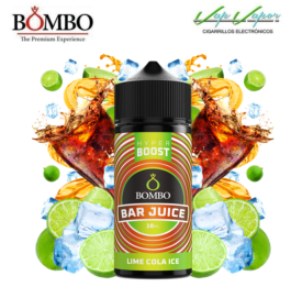 AROMA HYPER BOOST Lime Cola ICE 10ml (en botella de 120ml) Longfill Bar Juice by Bombo