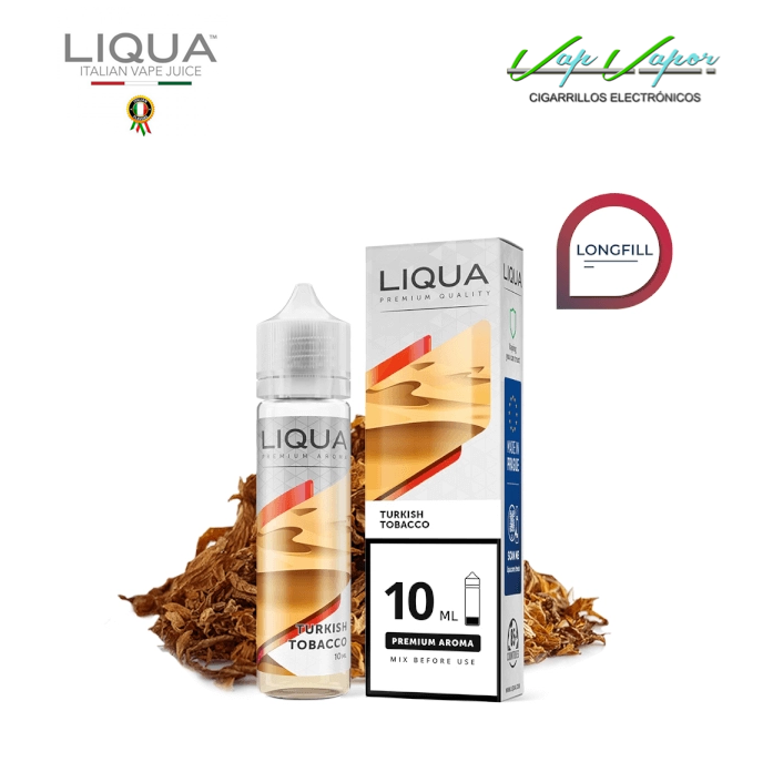AROMA Liqua TURKISH TOBACCO 10ml longfill (en botella 60ml) 