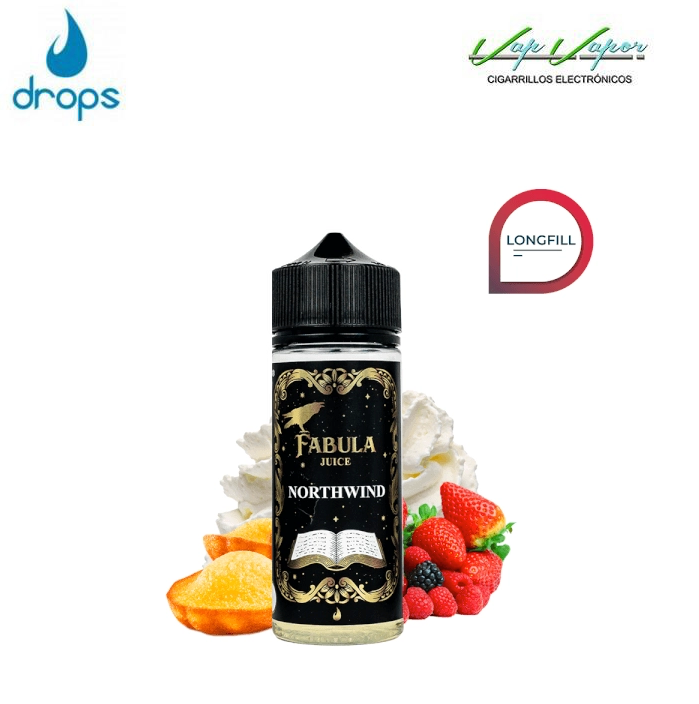 AROMA NORTHWIND 40ml (longfill botella 120ml) Fabula Juice by Drops