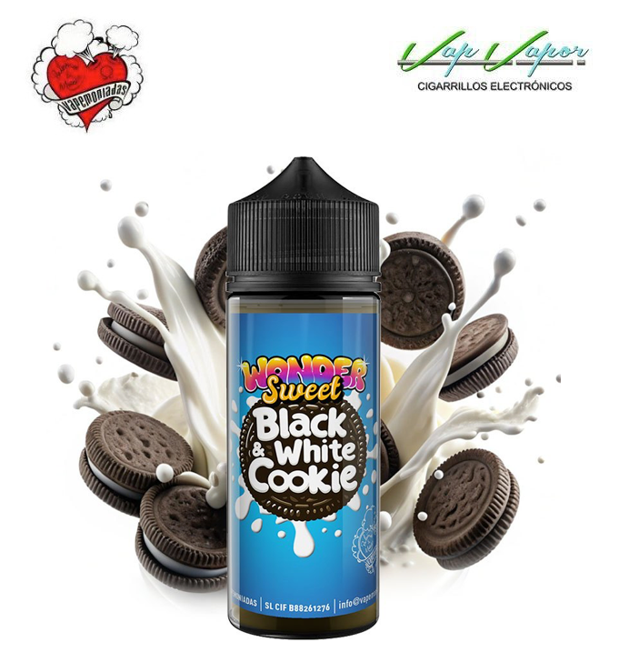 AROMA Black and White Cookie Vapemoniadas 30ml (longfill) botella de 120ml