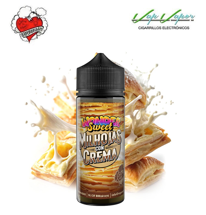 AROMA Milhojas con Crema Vapemoniadas 30ml (longfill) botella de 120ml