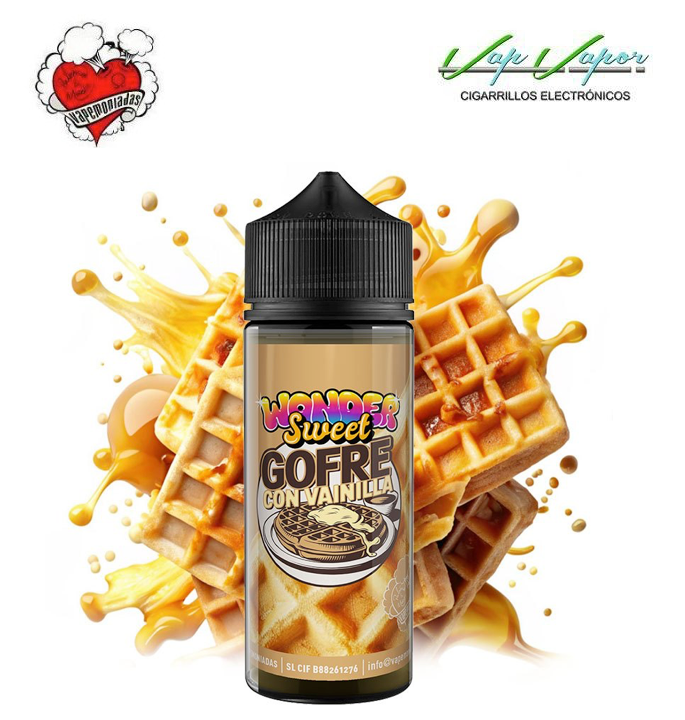 AROMA Gofre con Vainilla Vapemoniadas 30ml (longfill) botella de 120ml 