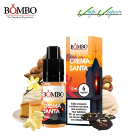 Bombo CREMA SANTA 10ml Crema Pastelera, chocolate, vainilla, nueces