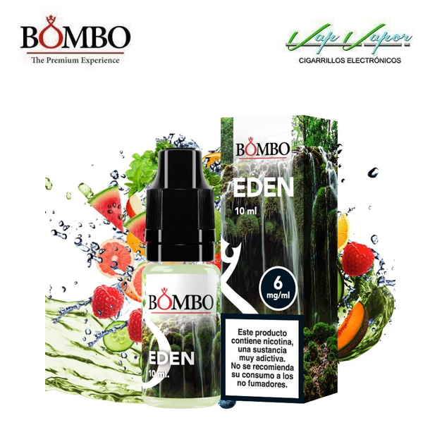 Bombo Eden 10ml (0mg/ 6mg) Frescor, afrutado
