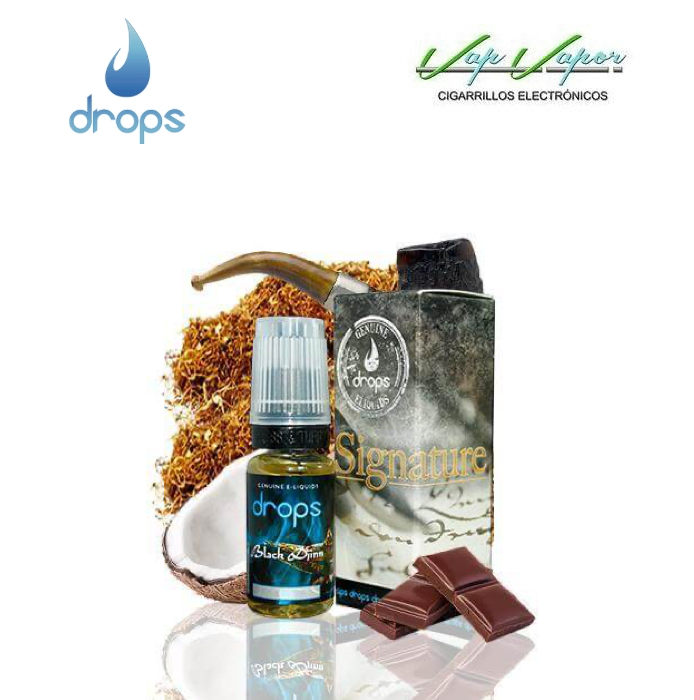 DROPS Black Djinn 10ml Tabaco Aromático (0mg/ 3mg/ 6mg/ 12mg/ 18mg)