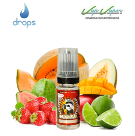 DROPS Caesar 10ml (0mg/ 3mg/ 6mg/ 12mg/ 18mg) melón, mango, lima, fresa, guayaba