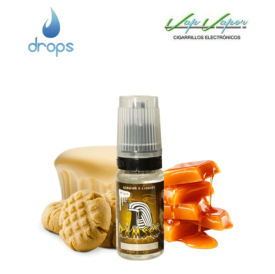 DROPS Ramses 10ml (0mg/ 3mg/ 6mg/ 12mg/ 18mg) galleta de mantequilla, sirope de caramelo, crema de vainilla blanca