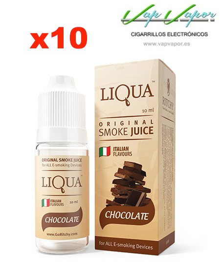 Pack 10 Liqua - Chocolate