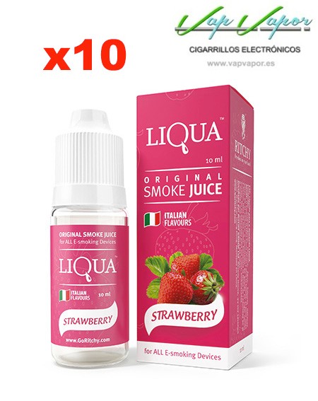Pack 10 Liqua - Fresa (Strawberry)