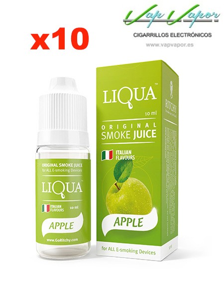 Pack 10 Liqua - Manzana (Apple)