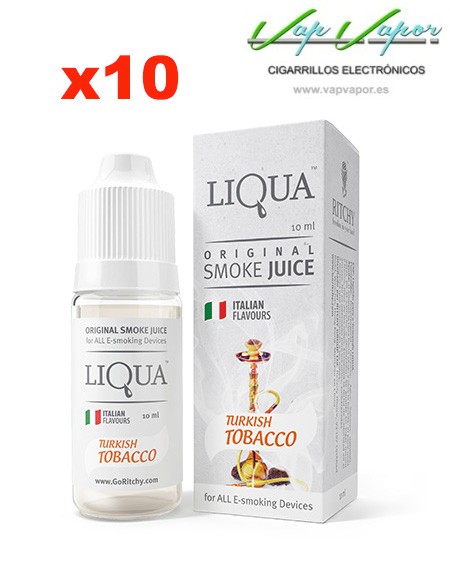 Pack 10 Liqua - Turkish Tobacco (Tabaco Turco)