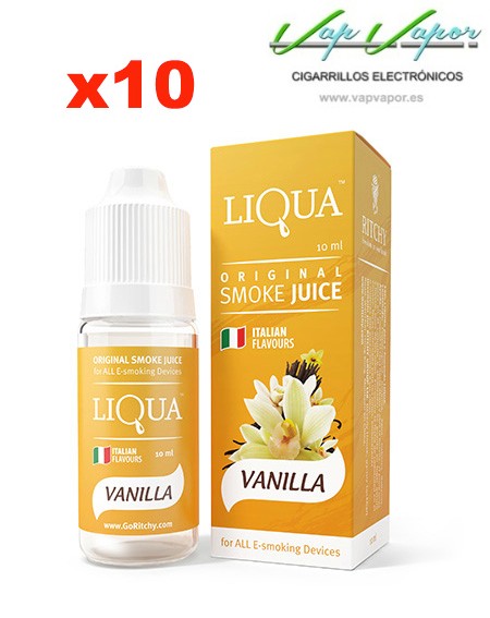 Pack 10 Liqua - Vainilla (Vanila)