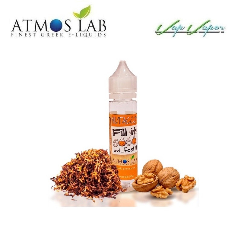 Atmos Lab Nutacco 50ml (0mg) Tabaco y nueces tostadas