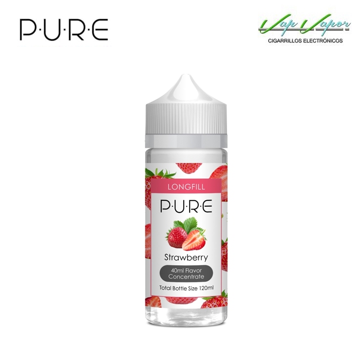 AROMA Pure STRAWBERRY (Fresa) 40ml (botella 120ml) 