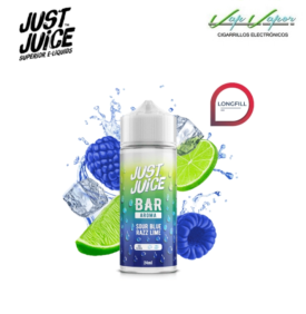 AROMA Sour Blue Razz Lime 24ml Longfill (en botella de 120ml) Just Juice Bar