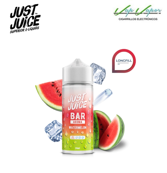 AROMA Watermelon (Sandía) 24ml Longfill (en botella de 120ml) Just Juice Bar