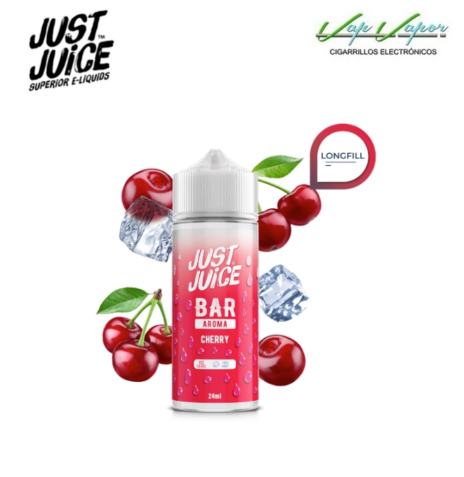 AROMA Cherry (Cereza) 24ml Longfill (en botella de 120ml) Just Juice Bar