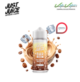 AROMA Iced Caramel Macchiato 24ml Longfill (en botella de 120ml) Just Juice Bar