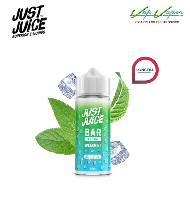 AROMA Spearmint 24ml Longfill (en botella de 120ml) Just Juice Bar