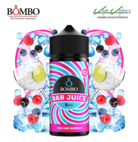 GIN AND BERRIES 100ml (0mg) Bar Juice by Bombo (Ginebra, Bayas, Frescor)