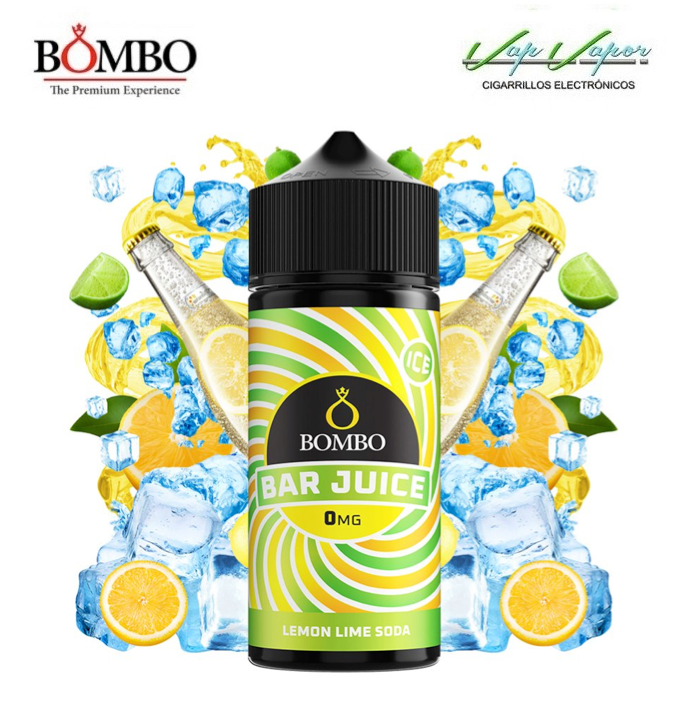 LEMON LIME SODA 100ml (0mg) Bar Juice by Bombo 