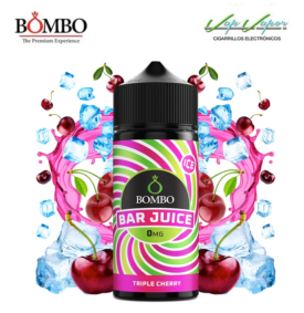 TRIPLE CHERRY 100ml (0mg) Bar Juice by Bombo 