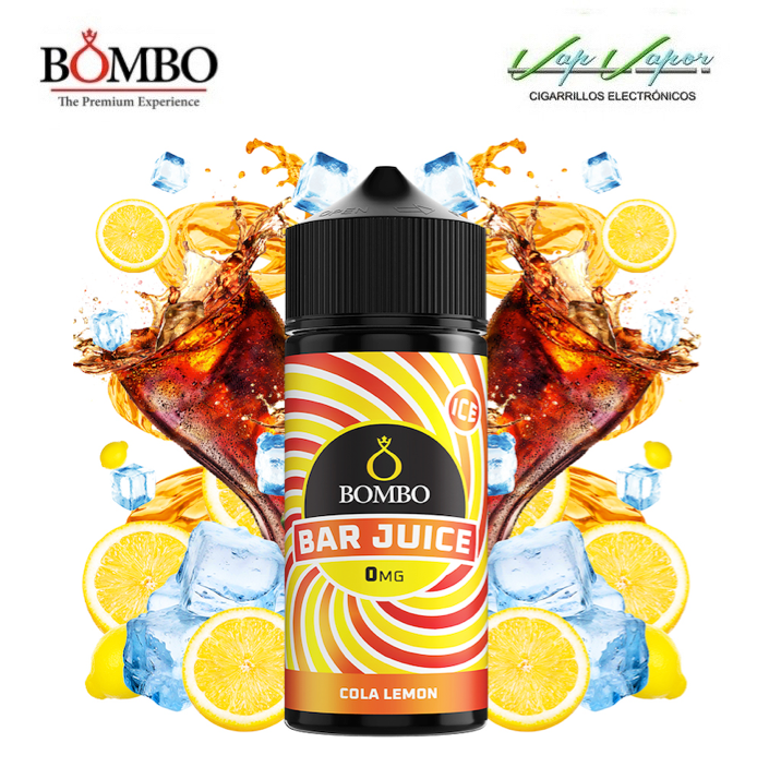 COLA LEMON ICE 100ml (0mg) Bar Juice by Bombo (Cola, Limón, Frescor)