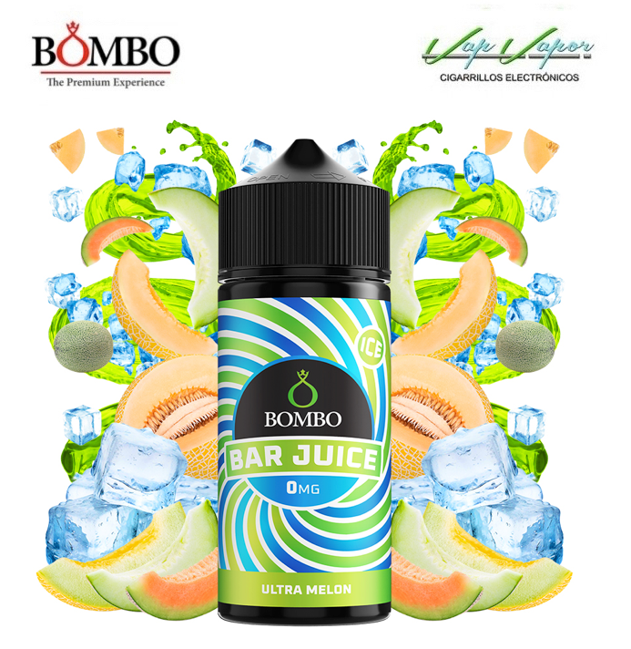 ULTRA MELON ICE 100ml (0mg) Bar Juice by Bombo 