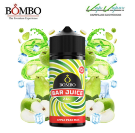 AROMA APPLE PEAR MAX ICE 24ml (en botella de 120ml) Longfill Bar Juice by Bombo