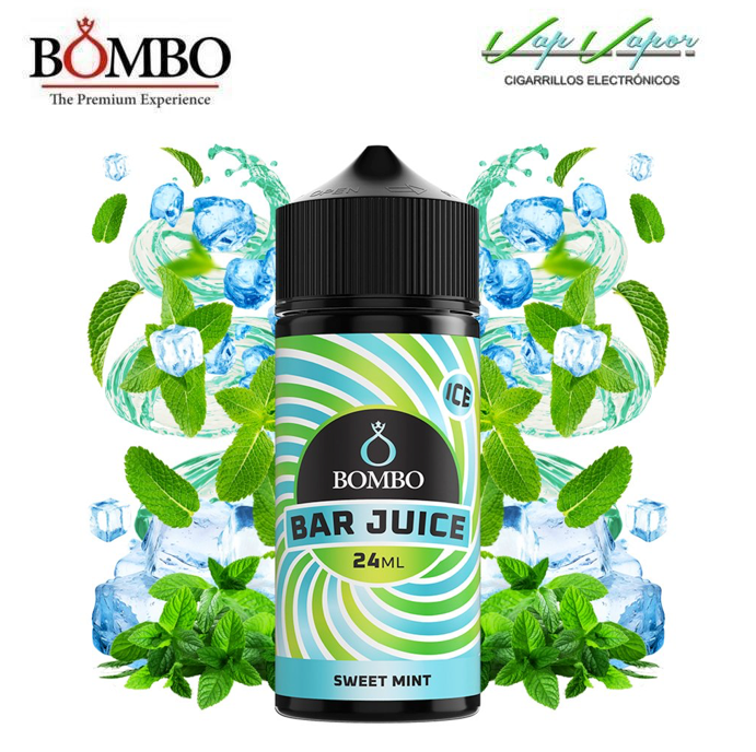 AROMA SWEET MINT 24ml (en botella de 120ml) Longfill Bar Juice by Bombo