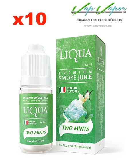 Pack 10 Liqua - Doble Mentol (Two Mints)