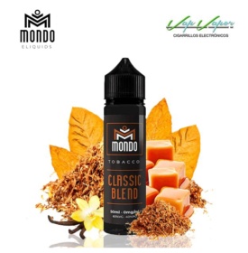 Mondo E-liquid Classic Blend 50ml (0mg) Tabaco Rubio, Vainilla, Caramelo