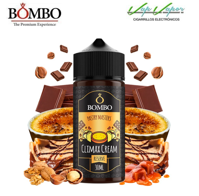 AROMA CLIMAX CREAM 30ml (en botella de 120ml) Longfill Pastry Masters by Bombo
