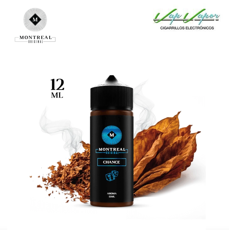 AROMA Montreal Original CHANCE 12ml (longfill botella 120ml) Tabaco tostado americano