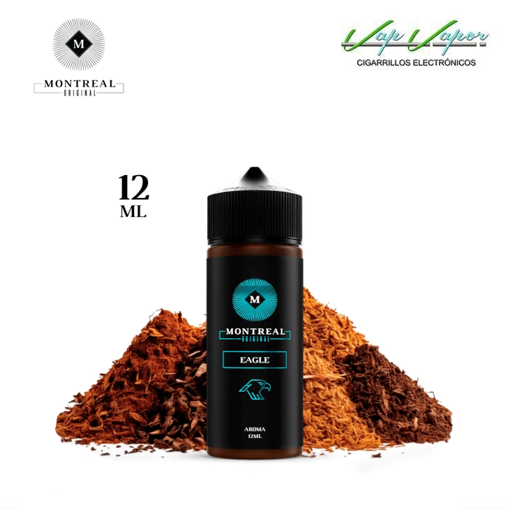 AROMA Montreal Original EAGLE 12ml (longfill botella 120ml) Tabaco turco, Virginia y Burley