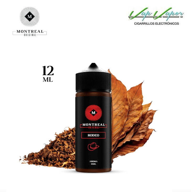 AROMA Montreal Original RODEO 12ml (longfill botella 120ml) Tabaco rubio americano auténtico