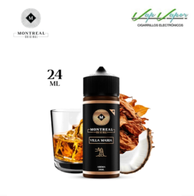 AROMA Montreal Original VILLA MARIA 24ml (longfill botella 120ml) Tabaco Virginia con coco y bourbon 