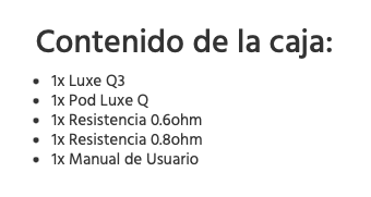 Luxe Q3 1450mah 30W Vaporesso - Ítem11