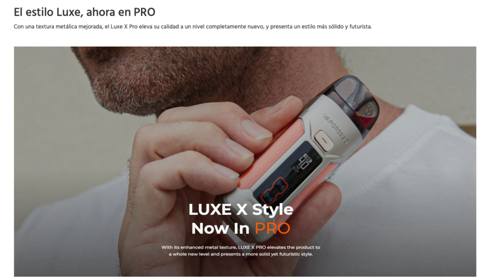 Pod LUXE X PRO 1500mah Vaporesso 40W - Ítem3