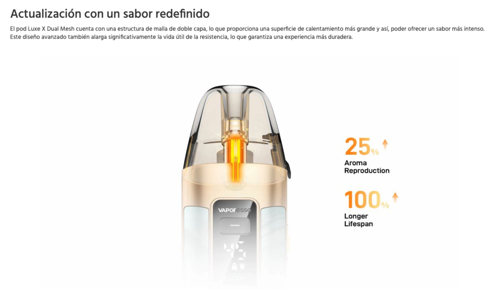 Pod LUXE X3 Vaporesso 2600mah 45W 2ml - Ítem5